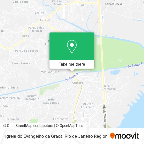 Igreja do Evangelho da Graca map