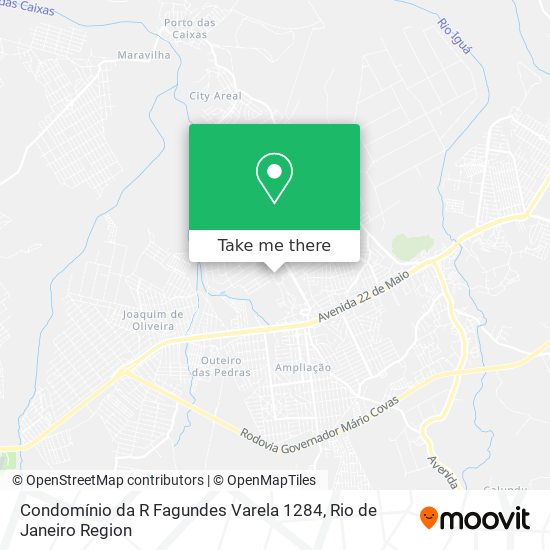 Mapa Condomínio da R Fagundes Varela 1284