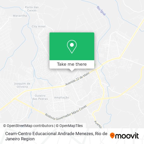 Ceam-Centro Educacional Andrade Menezes map