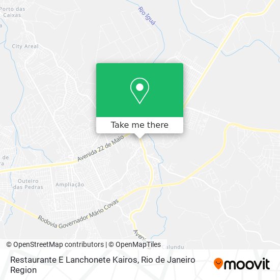 Restaurante E Lanchonete Kairos map