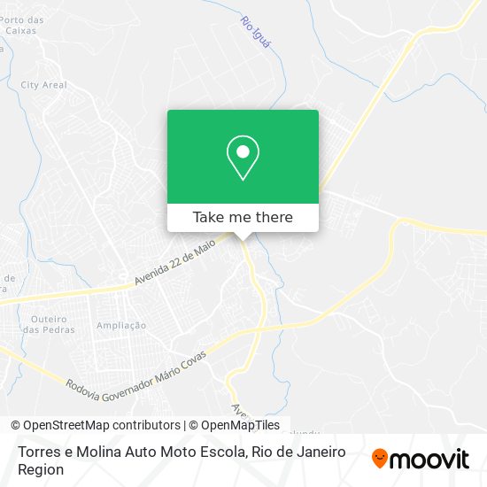 Mapa Torres e Molina Auto Moto Escola