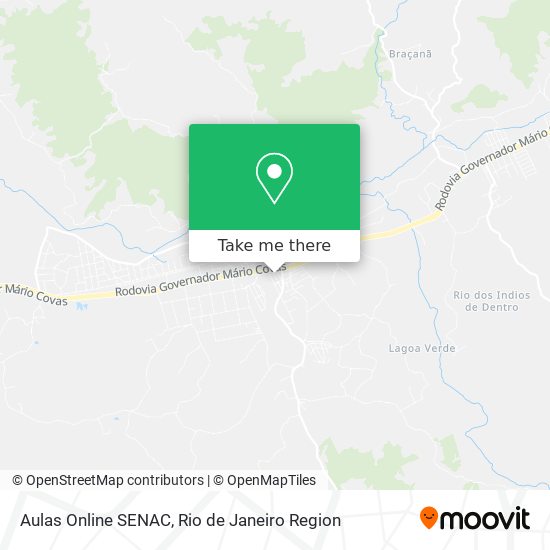 Aulas Online SENAC map