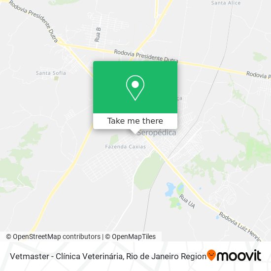 Vetmaster - Clínica Veterinária map