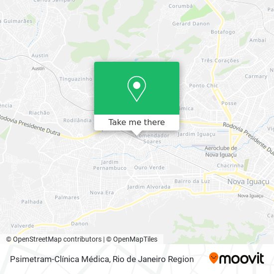 Psimetram-Clínica Médica map