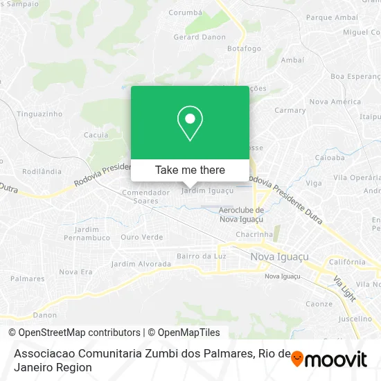 Associacao Comunitaria Zumbi dos Palmares map