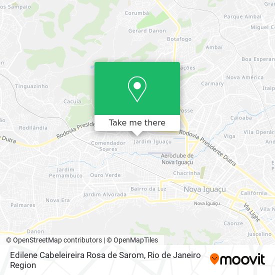 Edilene Cabeleireira Rosa de Sarom map