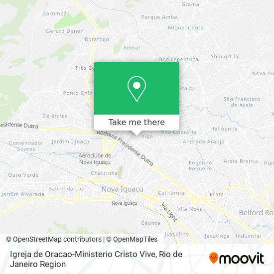 Igreja de Oracao-Ministerio Cristo Vive map