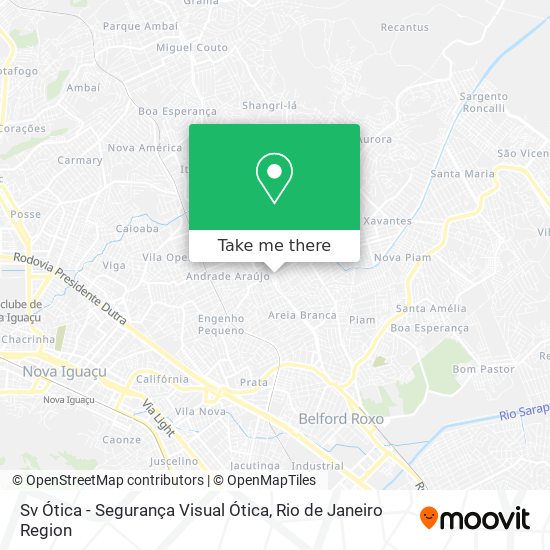Sv Ótica - Segurança Visual Ótica map