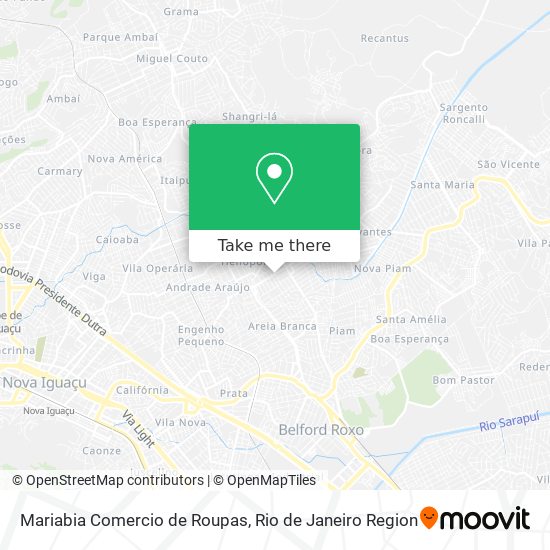 Mariabia Comercio de Roupas map
