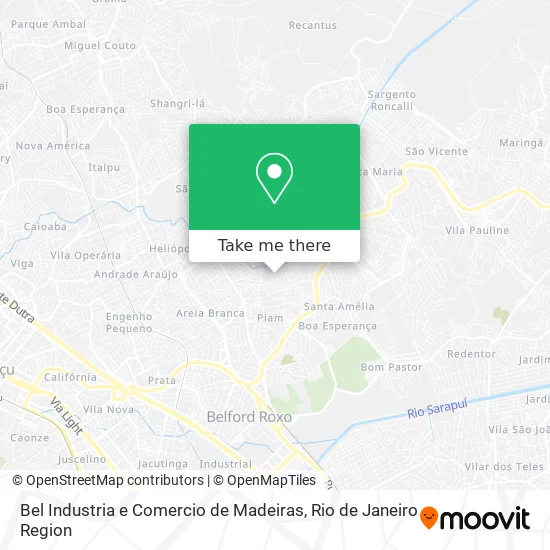 Bel Industria e Comercio de Madeiras map