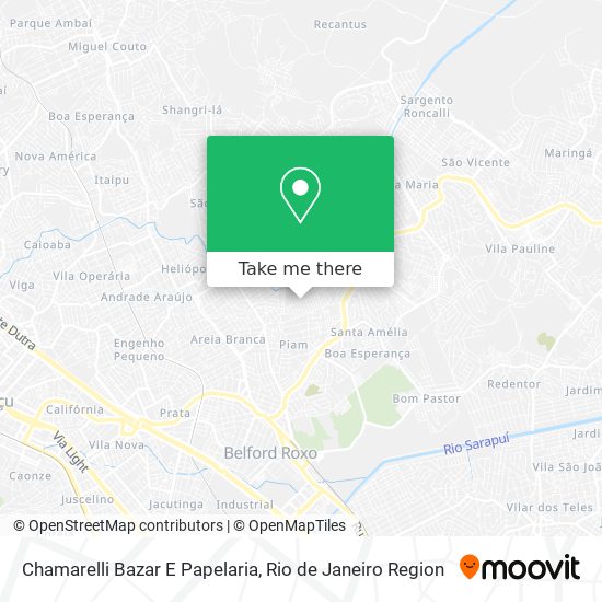 Chamarelli Bazar E Papelaria map