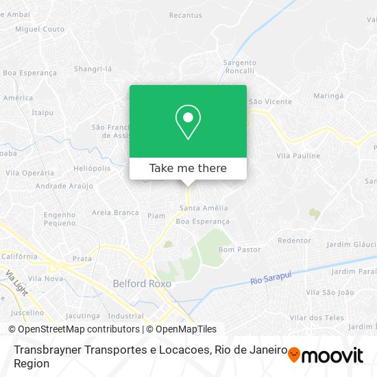 Transbrayner Transportes e Locacoes map