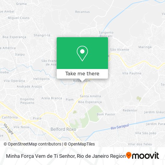 Minha Força Vem de Ti Senhor map