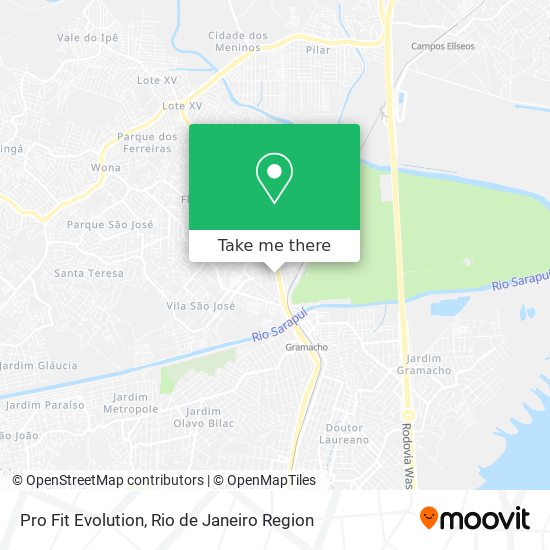 Pro Fit Evolution map