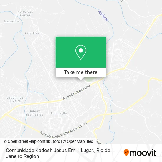 Comunidade Kadosh Jesus Em 1 Lugar. map