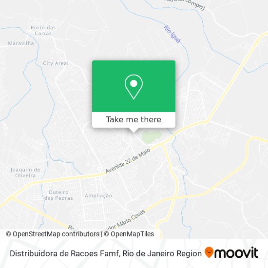 Distribuidora de Racoes Famf map
