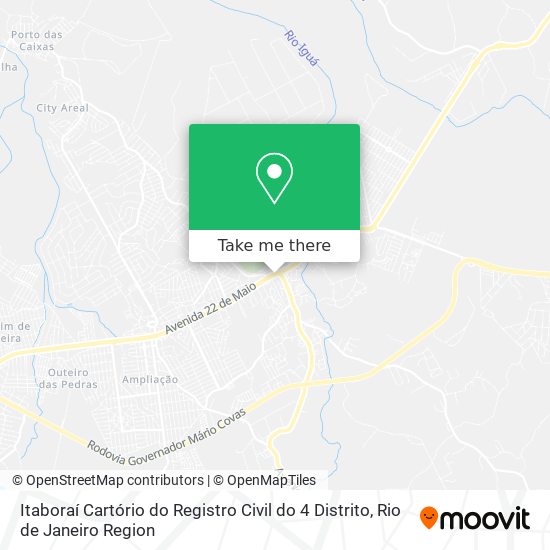 Itaboraí Cartório do Registro Civil do 4 Distrito map