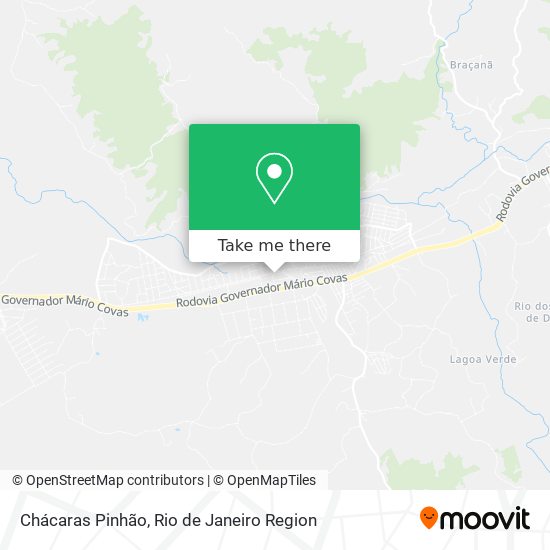 Chácaras Pinhão map