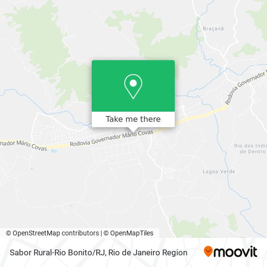 Mapa Sabor Rural-Rio Bonito/RJ