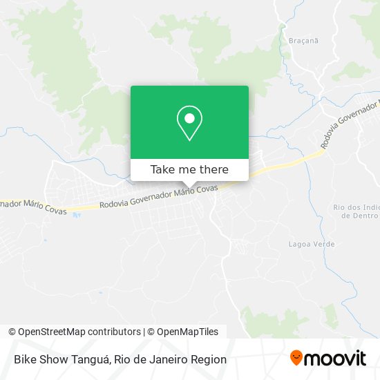 Bike Show Tanguá map