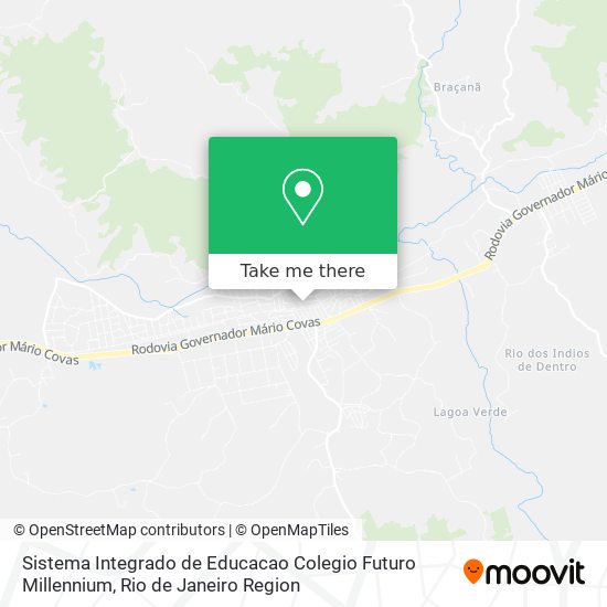 Sistema Integrado de Educacao Colegio Futuro Millennium map