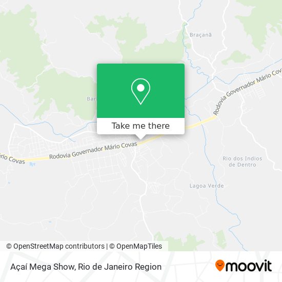 Mapa Açaí Mega Show