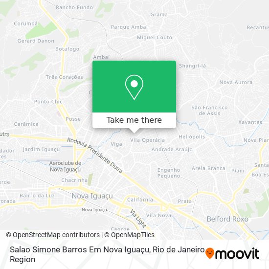 Salao Simone Barros Em Nova Iguaçu map