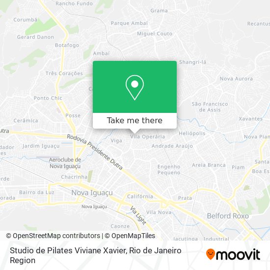 Studio de Pilates Viviane Xavier map