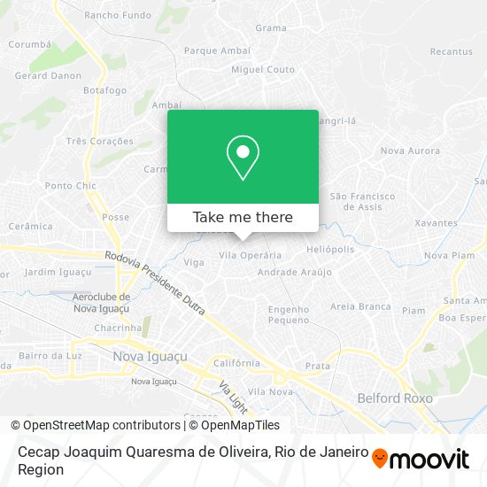 Mapa Cecap Joaquim Quaresma de Oliveira