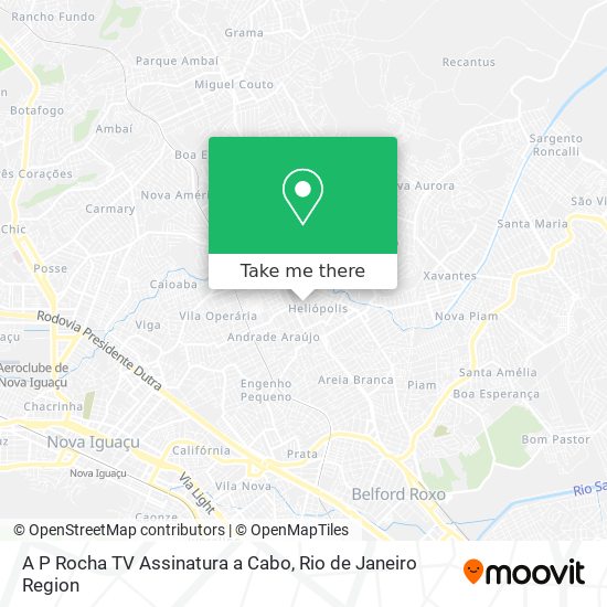 A P Rocha TV Assinatura a Cabo map