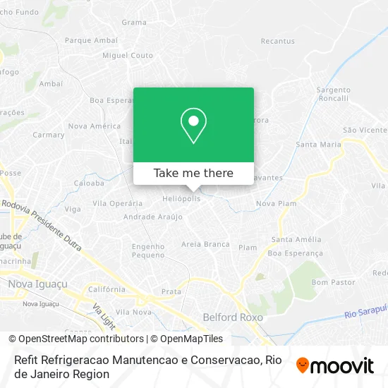Refit Refrigeracao Manutencao e Conservacao map