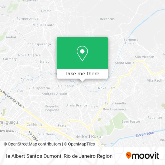 Ie Albert Santos Dumont map