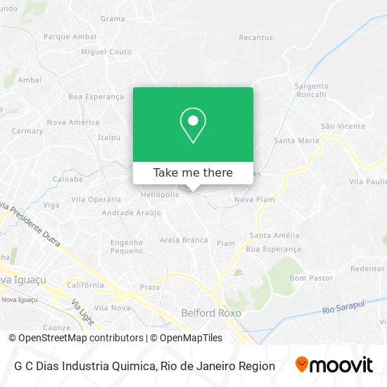 G C Dias Industria Quimica map