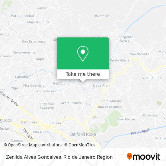 Mapa Zenilda Alves Goncalves