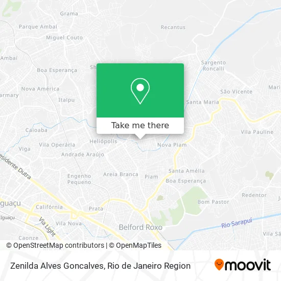 Zenilda Alves Goncalves map