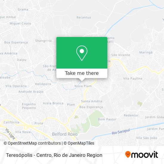 Teresópolis - Centro map