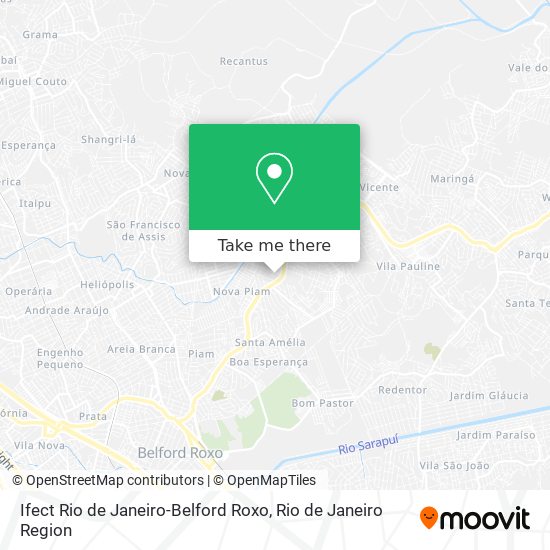 Ifect Rio de Janeiro-Belford Roxo map