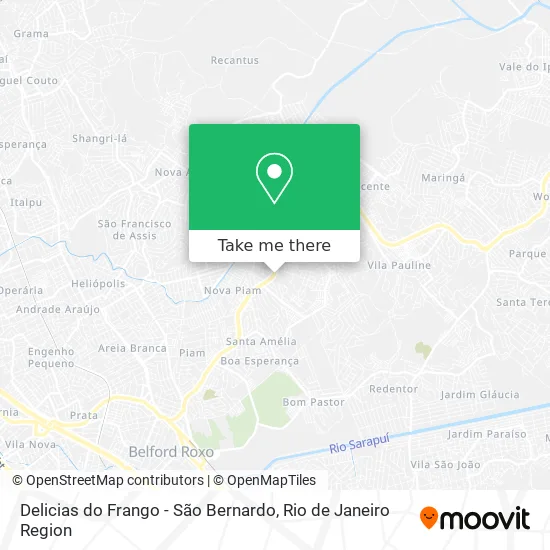Delicias do Frango - São Bernardo map