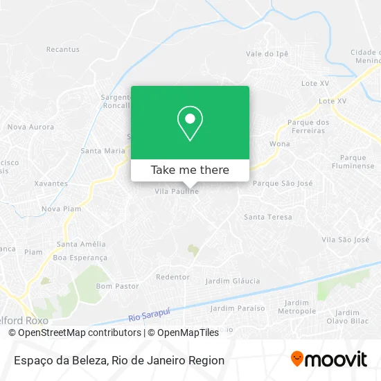 Espaço da Beleza map