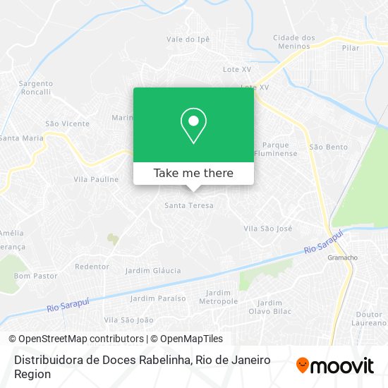 Distribuidora de Doces Rabelinha map