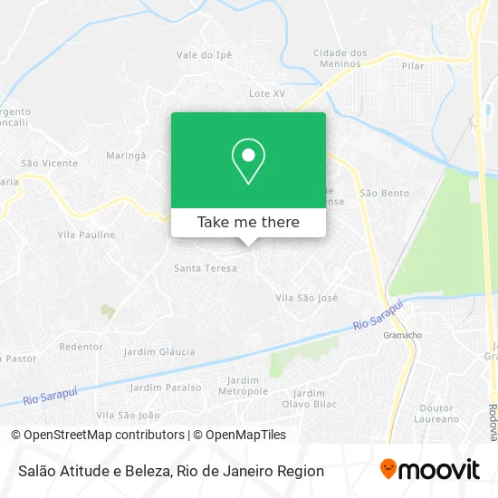 Salão Atitude e Beleza map