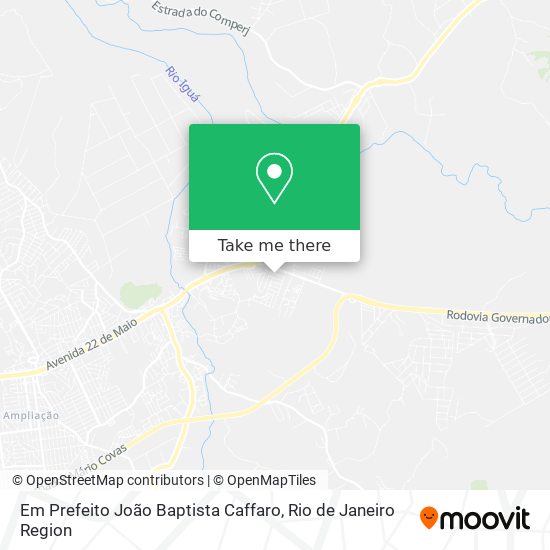 Mapa Em Prefeito João Baptista Caffaro