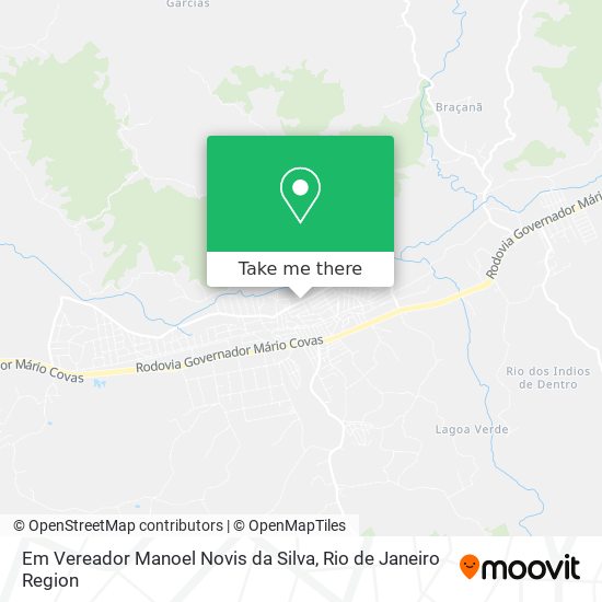 Mapa Em Vereador Manoel Novis da Silva