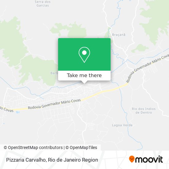 Pizzaria Carvalho map