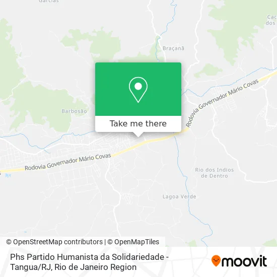 Phs Partido Humanista da Solidariedade - Tangua / RJ map