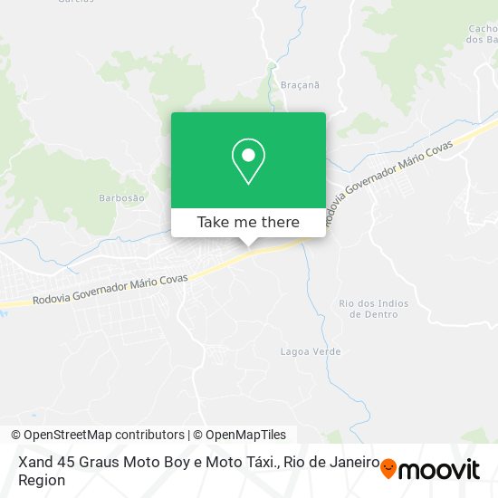 Xand 45 Graus Moto Boy e Moto Táxi. map