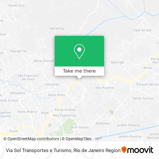 Via Sol Transportes e Turismo map