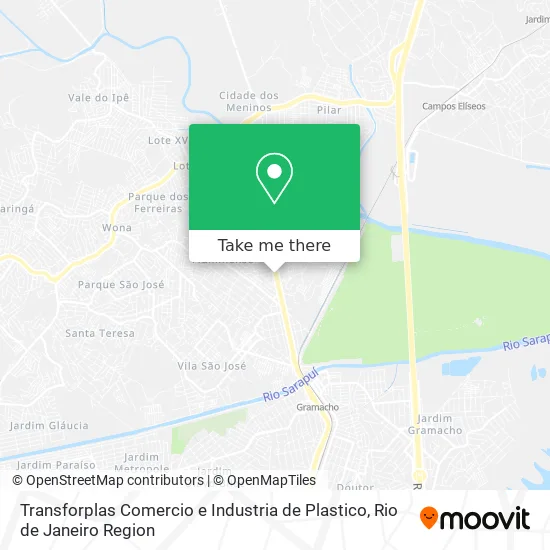 Transforplas Comercio e Industria de Plastico map