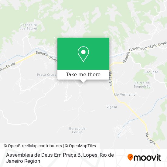 Assembléia de Deus Em Praça.B. Lopes map