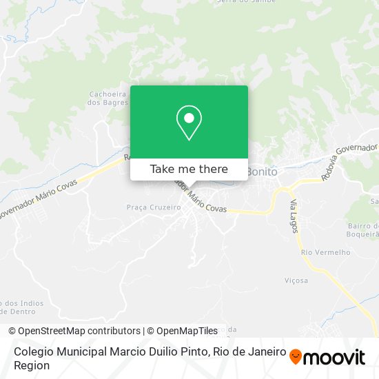 Mapa Colegio Municipal Marcio Duilio Pinto